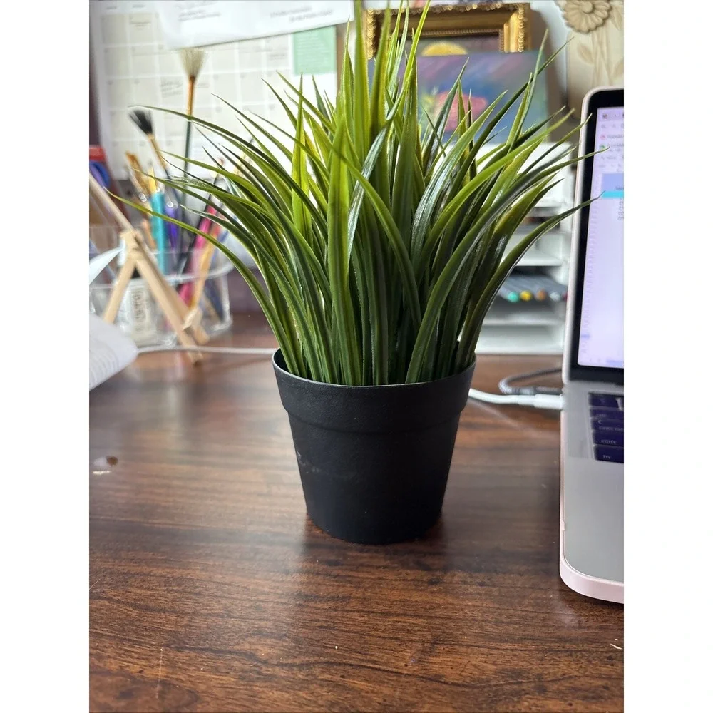 Ikea‎ Fejka Artificial Potted Plant Indoor/Outdoor Grass 3 ½